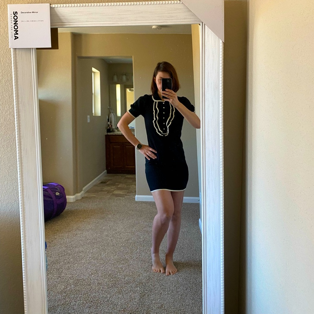 Looking for Truffle Dress in black and ivory